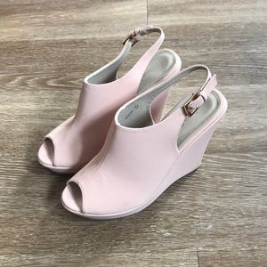 Gently used pink platforms!